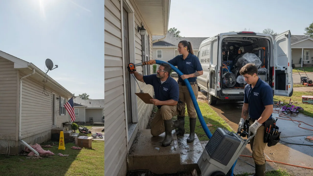 Ceiling Water Damage Restoration in Hull, TX near me